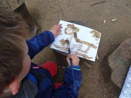 Mud Painting! - Tree House Learning