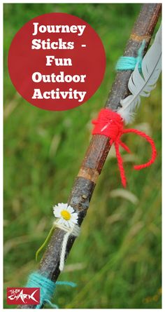 Journey Sticks - fun outdoor children's activity!