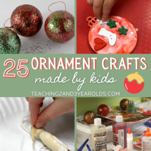 Over 25 Homemade Christmas Ornaments for Kids {Cute!}