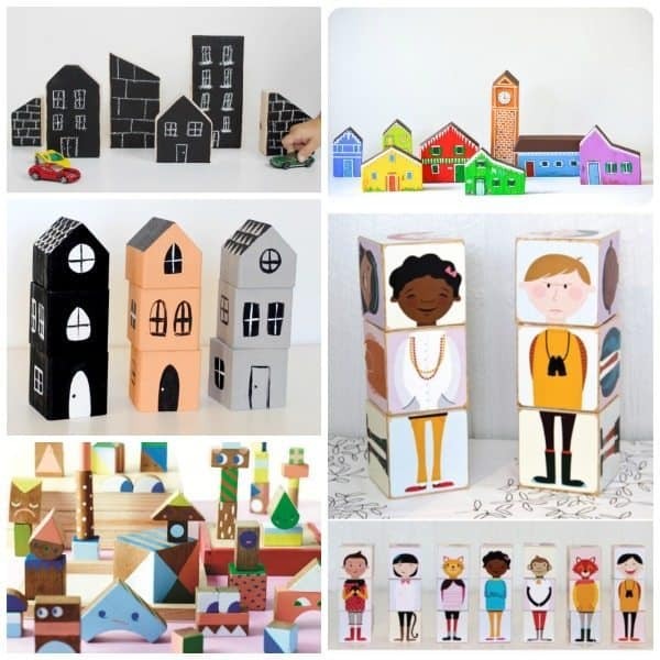 DIY Blocks houses