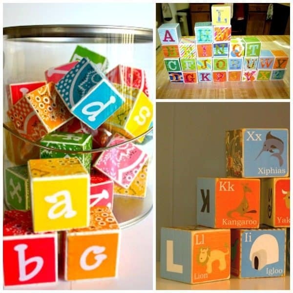DIY Blocks Alphabet blocks